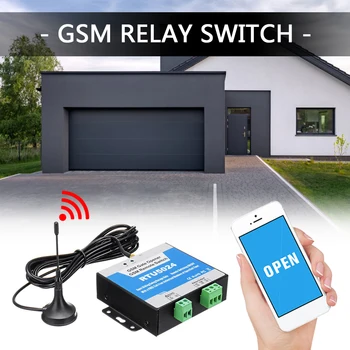 RTU5024 GSM Vartų Rėlę Įjungti Nuotolinio Valdymo Belaidžio Durų Prieigos Atidarytuvas su Antena