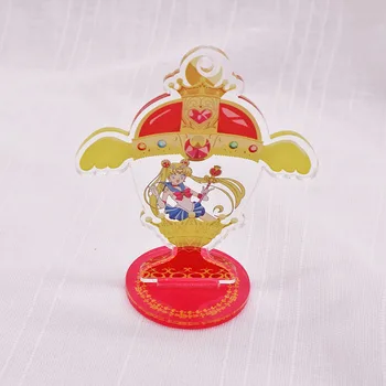 Sailor moon kristalų Usagi Tsukino Vaivorykštinis Mėnulio Taurė AKRILO STENDAS Aksesuaras Stovėti Anime Žaislų dekoravimo Reikmenų Stovas