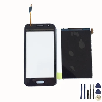 Samsung Galaxy J1 Mini SM-J105F J105 Juoda / Balta / Aukso Jutiklinio Ekrano Skydelis + LCD Ekranas Monitoriaus Skydelio Modulis + Nemokamas Įrankiai