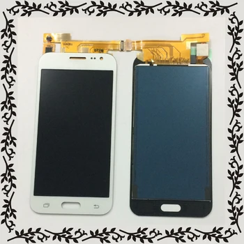Samsung Galaxy J2 LCD J200 SM J200F LCD J200Y J200H J200FN LCD Ekranas + Touch Ekranas skaitmeninis keitiklis Jutiklis Asamblėja