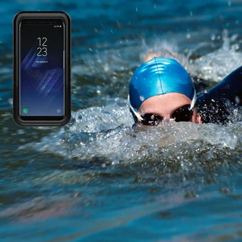 Samsung Galaxy S6 S7 Krašto Užplombuoti Vandeniui Atveju, Povandeninio Nardymo, Plaukimo PC Šarvai Padengti Samsung Note 8 9 S8 S9 Plus