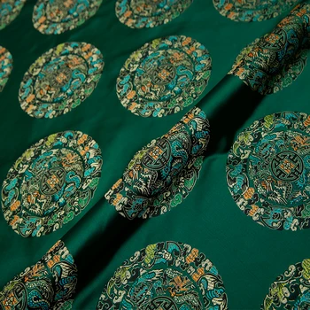 Satino audinys Brokatas žakardiniai audiniai iš Šilko kostiumų medžiaga 