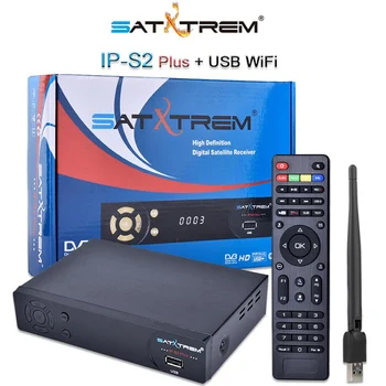 Satxtrem IP S2 1080P DVB-S2 Skaitmeninės Palydovinės Imtuvas TV Imtuvas Paramos Wifi HD, AC3 