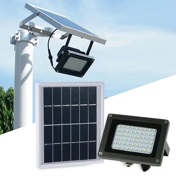 Saulės energija Varomas led Prožektorius 54 LED Saulės Žibintai IP65 Vandeniui potvynių šviesos Lauko Saugumo Šviesas Namuose, Sodas, Veja