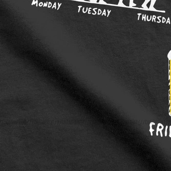 Savaitę Amatų Alaus, T-Marškinėliai Vyrams, Girtas Alkoholio Vartojimo T Shirts Juokingas Humoro Grafinis Trumpas Rankovės Tees Naują Atvykimo Drabužiai