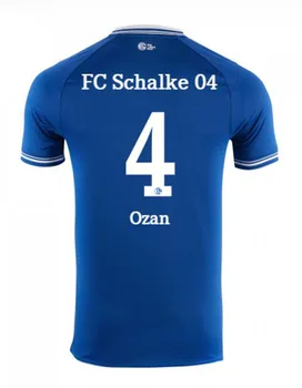 Schalke 04 futbolas Džersis 2020 m. - 4 OZAN 7 uth 8 SERDAR 9 RAMANO 10 Bentaleb 25 HARIT 20 21 Home away marškinėliai, Palaidinukė