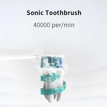 SEAGO Elektros dantų šepetėlį su 1 Pakeitimas Teptuku Vadovai Baterija Sonic Dantų Šepetėlį Giliai Valymo Įtraukti Soft bristle SG503