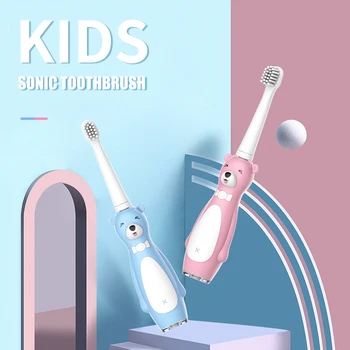 SEAGO NAUJŲ Vaikų Sonic dantų šepetėlį Įkraunamas dantų Šepetėlis Vandeniui Elektriniai dantų Šepetėlis su minkštais Šeriais, skirtas 3-12 Metų amžiaus