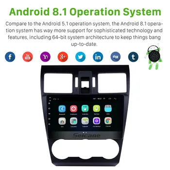 Seicane Android 8.1 2 Din 9 colių Automobilinis Radijo, GPS Navigacija, Bluetooth Audio Stereo FM 