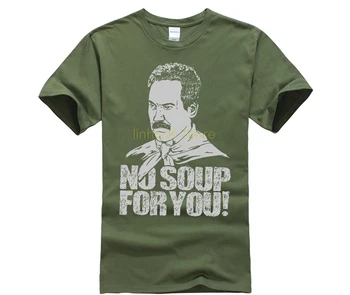 Seinfeld Sriuba Nr. Sriuba Jums Anglis, Juoda t-shirt