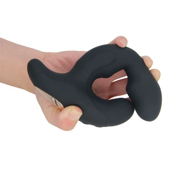 Sekso žaisliukai Vyrams Prostatos Massager Vibrator Butt Plug Analinis Uodega Sukasi Belaidžio Nuotolinio USB Įkrovimo Suaugusiems vyrams