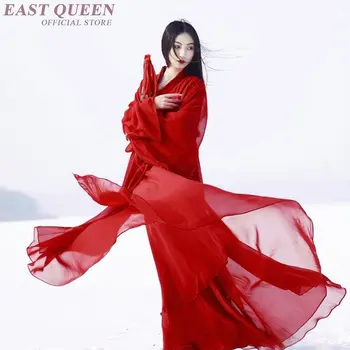 Senovės kinų kostiumas liaudies šokių drabužių rytų kinijos suknelės, raudonos derliaus qipao Kinijos tradicinių drabužių AA3618 Y