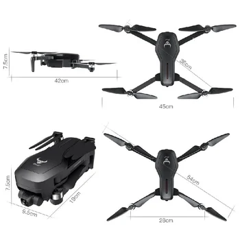 SG906 Pro 5G WiFi FPV GPS 4k vaizdo Kamera Drone Mechaninė, Gimbal Kamera Profesional 2-ašis, Anti-shake Atstumas 1.2 km RC Quadcopter