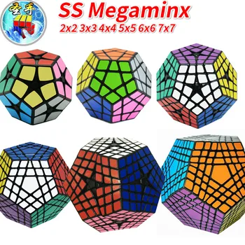 Shengshou Magijos Kubo Galvosūkį SengSo Mega Kubo 2x2 3x3 4x4 5x5 6x6 7x7 Dodecahedron Megaminxeds Masterkilomin YesElite Kilominx