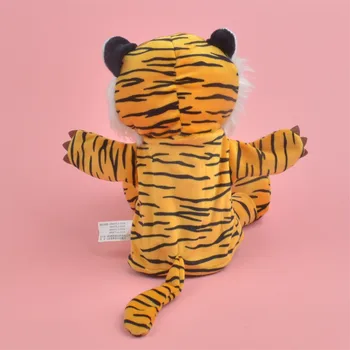 Sibiro tigrai Stiliaus Hand Lėlių Gyvūnų Pliušiniai Žaislai, Kūdikių Medžiaga Švietimo Pažinimo Ranka Žaislų Piršto Lėles Lėlių Tigras
