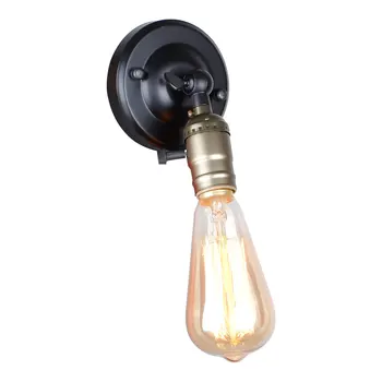 Sienos šviesiai Edison lemputė Mini sienos lempos Rankenėlę perjunkite loft Amerikos šalyje, apšvietimo retro pramonės Senovinių geležies Mažas SIENINIAI Šviestuvai