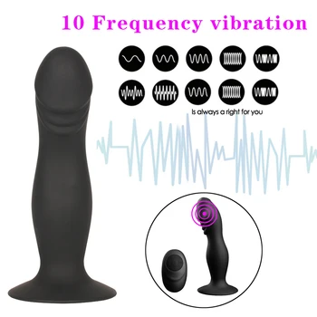 Silikoninis dildo Analinis Vibratorius skirtas Vyrų Prostatos Massager G-spot Vaginos Stimuliatorius Butt Plug Analinis Erotinis Sekso Žaislai Moterims, Vyrams