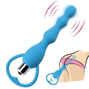 Silikono Butt Plug Užpakalis Granulių Plug Prostatos Massager Tunelio Sekso Žaislų Parduotuvė Už Poros Gėjų Moterims