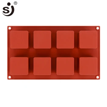 SJ 3d Rubiko Kubas Pelės Silikono Tortas Pelėsių Šokolado Apdailos Kepimo Įrankiai Silikono Formų Plokštelės Formos Silicio Bakeware