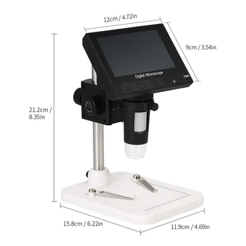 Skaitmeninio Mikroskopo 1000x 3.0 MP USB Skaitmeninis Elektroninis Mikroskopas 4.3