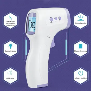 Skaitmeninis Termometras Kūdikiui kūno infraraudonųjų spindulių termometras suaugusiems vaikams kaktos termometras UX-A-01