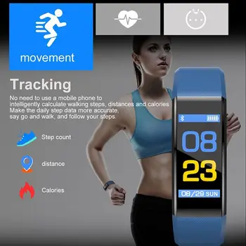 Smart Apyrankė Smart Žiūrėti Fitness Tracker Širdies Ritmo Monitorius Juosta Tracker Smart Apyrankę Sporto Smartwatch