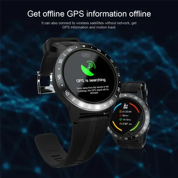 Smart GPS Žiūrėti Sporto IP67 atsparus Vandeniui Kompasas, Oro Slėgio Stebėti Širdies ritmą Bluetooth4.0 Sim Kortelės 2G Balso Ryšio Telefono Laikrodžiai