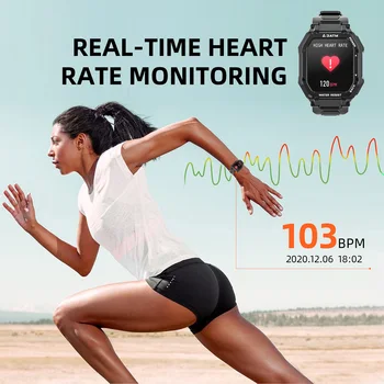 Smart Watch Vyrų Širdies ritmo Monitorius 