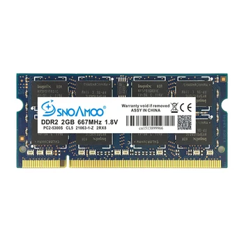 SNOAMOO Laptopo Ram DDR2 2x2GB 667MHz PC2-5300S 800MHz CL5 PC2-6400S CL6 S0 DIMM 1G Nešiojamojo kompiuterio Atminties Lifetime Garantija