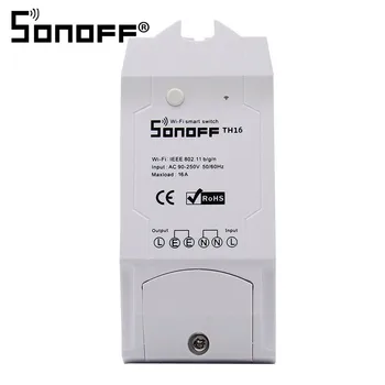 Sonoff TH16 Sonoff TH10 Temperatūra Drėgnumas Stebėsenos WiFi Realaus laiko Smart Switch Smart Home Paramos AM2301,DS18B20,DHT11