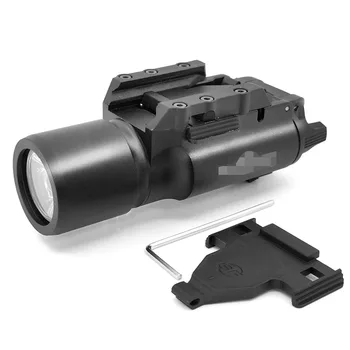 SOTAC-PAVARŲ Taktinis X300 LED Ginklas Šviesos Žibintuvėlis pistoletas Pistoletas Lanterna Šautuvas Picatinny 20mm Weaver Mount Medžioklės taikymo Sritis