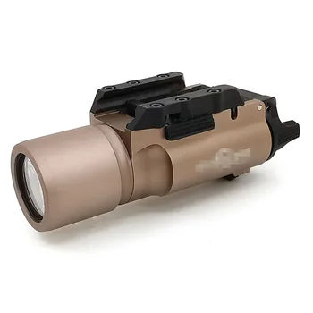 SOTAC-PAVARŲ Taktinis X300 LED Ginklas Šviesos Žibintuvėlis pistoletas Pistoletas Lanterna Šautuvas Picatinny 20mm Weaver Mount Medžioklės taikymo Sritis