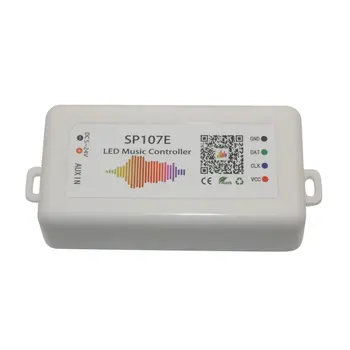 SP107E DC5V-24V LED Šviesos Reguliatorius Su Belaidžio RGB SPI Visą Spalvų Muzikos Kontrolės Phone 