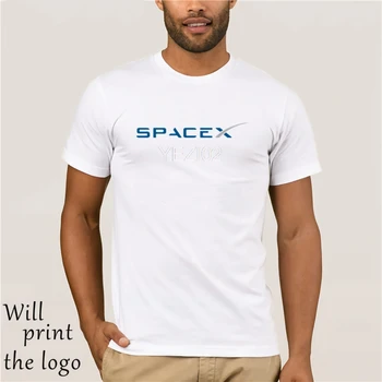 SpaceX Kosmoso X Logotipas Marškinėliai vyriški Populiarus Kietas Užsakymą Trumpas Rankovės Draugu Plius Dydis 3XL T shirts paprasta stiliaus marškinėliai