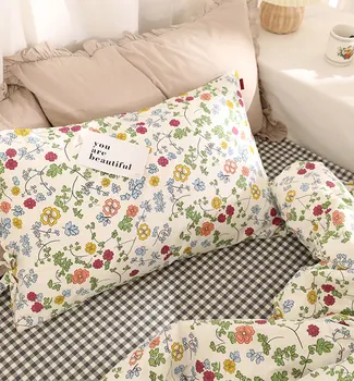 Spalvingas romantišką sielovados gėlių patalynės nustatyti paauglių,suaugusiųjų, medvilnės twin visą karalienė namų tekstilės paklode pagalvės užvalkalą antklodė padengti