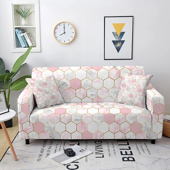 Spandex Ruožas Slipcover, kurių skerspjūvio Geometriniai Elastinga Sofa Padengti Kambarį 