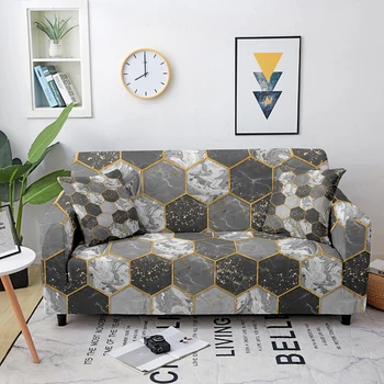 Spandex Ruožas Slipcover, kurių skerspjūvio Geometriniai Elastinga Sofa Padengti Kambarį 