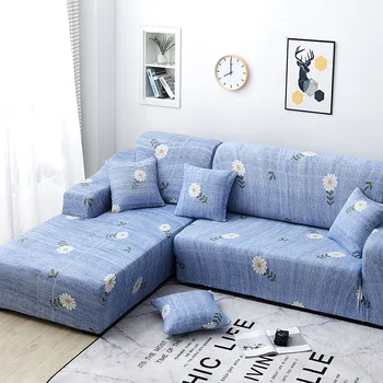 Spausdinti sofa cover modernos para salė, kurių skerspjūvio fauteuil salonas forros para sofos funda sillon elastica copridivano con penisola