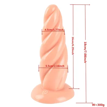 Spiralės butt plug 2 dydis pasirinkti sexo anal žaislai, sekso žaislai vyrams, analiniai dilator didžiulis žvakės kamuoliai Sklandžiai ir patogiai buttplug
