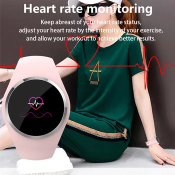 Sporto Smart Žiūrėti Ilgai veikiant Budėjimo režimu, Širdies ritmo monitoringo Moterų Grupė Ponios 