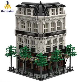 Ss 40476 Paryžiaus Boulangerie Studija Duonos Parduotuvė Architektūros Modelio Blokai City Serijos Street Parduotuvė, Vaikų Mūrinis