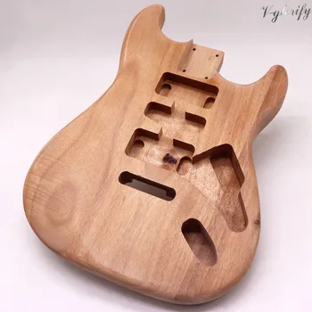 ST okoumé medžio elektrinė gitara įstaiga dešinėje versija gitara statinė su medžio mazgas ir spalvų skirtumo problemų specialus pasiūlymas