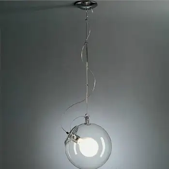 Stiklo kabo šviesos burbulas kamuolys muilo liustra mados paprasta kambarį prieškambario balkono lubų šviesos didmeninės