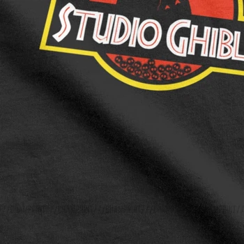 Studio Park T-Marškinėliai Vyrams Ghibli Totoro Laisvalaikio Grynos Medvilnės Marškinėliai Apvalios Apykaklės Trumpas Rankovės Marškinėliai Vasaros Drabužių