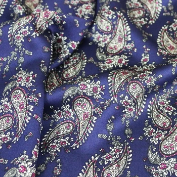 Suknelė Scafs Hijab Plaukų Juosta Tekstilės Minkštas Charmeuse Satino Audiniai, Paisley