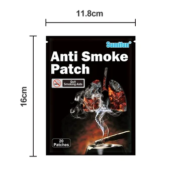 Sumifun 60Pcs=1Lot Stabdžių Dūmų Pleistras, Natūralus Ingredientas Mesti Rūkyti Kinų Žolelių Medicinos Gipso D3506