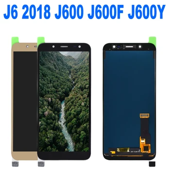 Super AmoleD skystųjų kristalų (LCD Samsung Galaxy J6 2018 J600 J600F J600Y J600F/DS J600G/DS LCD Ekranas Jutiklinis Ekranas Asamblėjos Pakeitimo