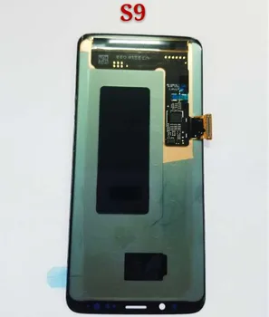 Super AMOLED skystųjų kristalų (LCD Samsung Galaxy S9 G960F G960U G960 S9 Ekranas Touch Screen Asamblėjos+Rėmas 5.8