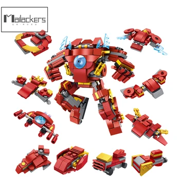 Super Herojus, Robotas 10 1 Mecha Deformacijos figūrėlių, Automobilių įrangos pardavimas, biuro įrangos Planą, Sunkvežimiai Modelis Blokai vaikas Žaislas Kalėdų Dovanos