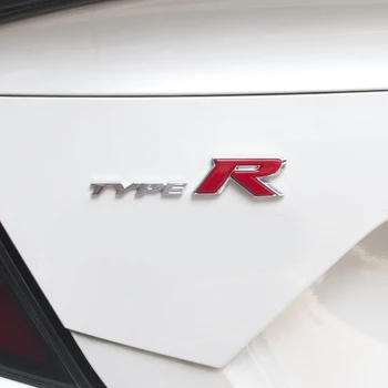Taikomos 10-Kartos Civic Automobilio Logotipas Raudonas Logotipas Typer Dekoratyvinis Lipdukas, Etiketė Sedanas ir Hečbekas Liftas Atgal Išvaizda Modi